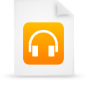 file,document,paper,orange icon