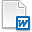 page, white, word icon