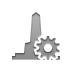 monument,gear icon