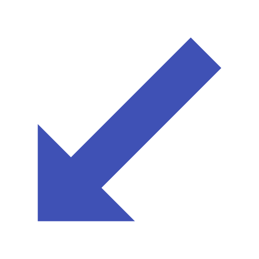 Left Down svg vector icon