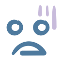 anime, emoji, emot, manga, omg, surprised svg vector icon