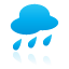 blue, rain, weather icon