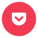 pocket, social svg vector icon