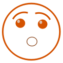 amazed, great, oh, wow svg vector icon