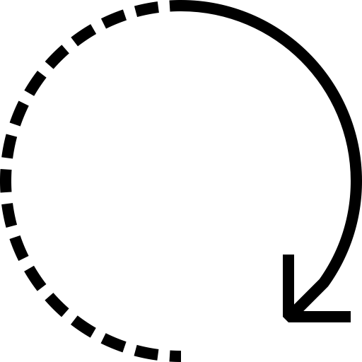 Arrows Clockwise Dashed svg vector icon