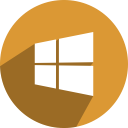 , media, network, phone, social, windows svg vector icon