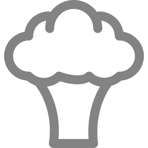 Cauliflower svg vector icon