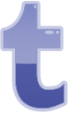 media, social, t, tumblr svg vector icon