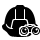 construction,helmet,binoculars icon