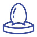 celebration day, christianity, easter, egg, holiday, line, spring svg vector icon