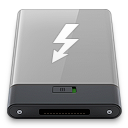 grey, thunderbolt, w icon