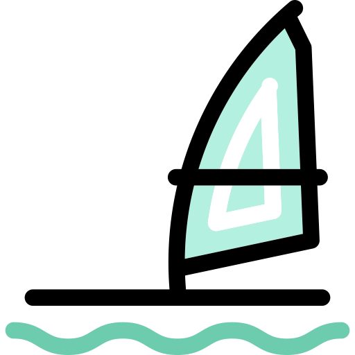 Windsurf svg vector icon