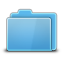 blue, folder icon