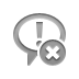 chat,exclamation,close icon