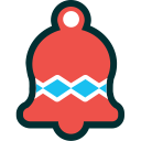 bell, christmas, decoration, xmas svg vector icon