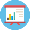 board, chart, graph, presentation svg vector icon