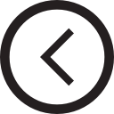 antecedent, arrow, earlier, left, outline, preceding, previous svg vector icon
