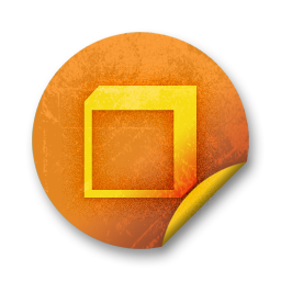 orange,grunge,sticker,badge icon