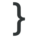 brace, bracket, construction, edit, tool svg vector icon