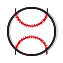 ball, baseball, game, play, sport, sports svg vector icon