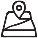 direction, gps, location, map, mappin, navigate, streetmap svg vector icon