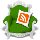green, rss icon