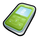 creative,zen,micro,green,mp3 player,ipod icon