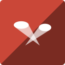 gloss, limelight, media, social, square svg vector icon