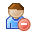 user,delete,del,remove,account,profile,people,human icon