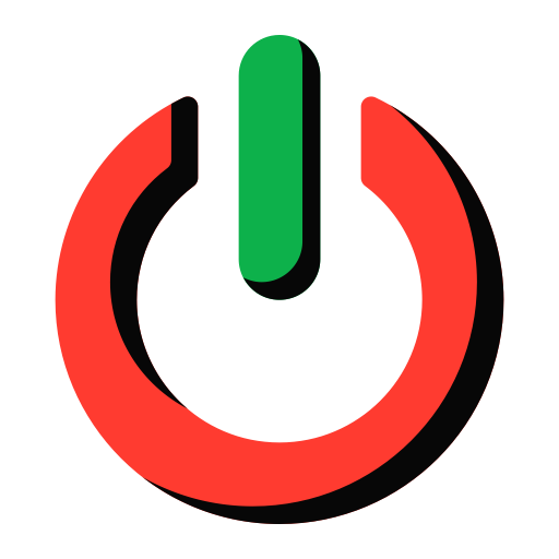 Shutdown svg vector icon