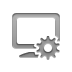 monitor,gear icon