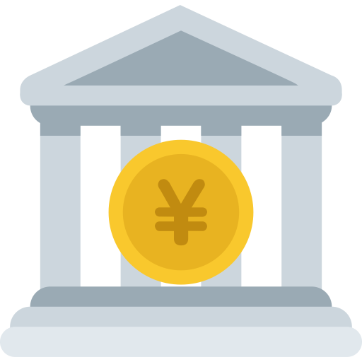 Bank Import svg vector icon