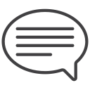 baloom, communication, talk svg vector icon