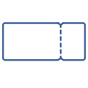 airplane ticket, boarding pass, holiday, plane, ticket, travel svg vector icon