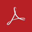 acrobat, adobe, square svg vector icon