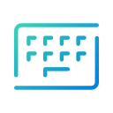 app, galaxy, keyboard, keys, open line, settings, type svg vector icon