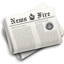 newsfire,news newspaper hot fire icon
