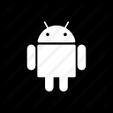 android, cyborg, mobile, phone, robot svg vector icon