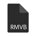 extension, file, format, rmvb svg vector icon