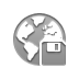 world,diskette icon