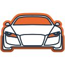 audi, auto, car, transport, travel svg vector icon