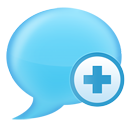 add,chat icon