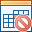 calendarfull, delete icon