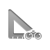 ruler,square,binoculars icon