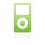 green, ipod icon