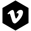 vimeo svg vector icon