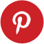 circle, pinterest, red icon