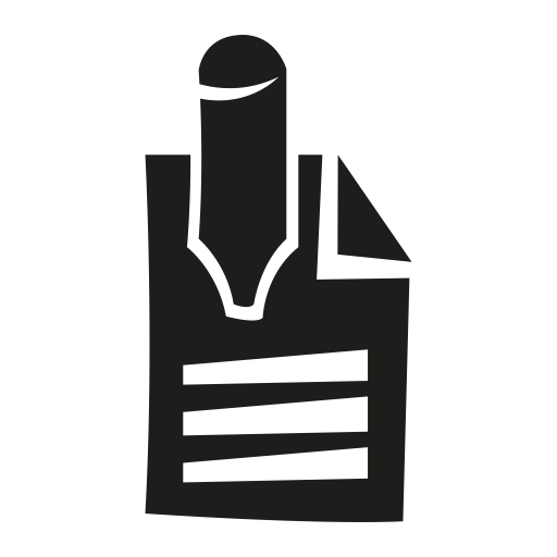 Notepad svg vector icon