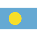ensign, flag, nation, palau svg vector icon