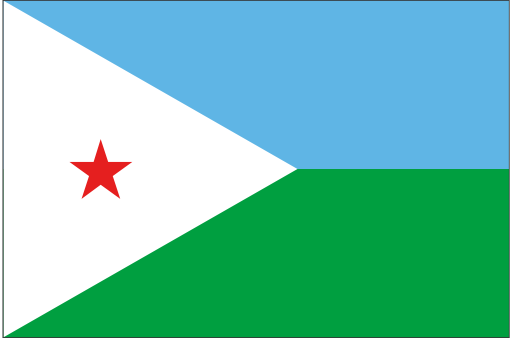 Djibouti svg vector icon